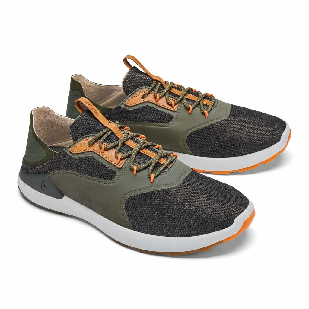 Olukai Men's Nihoa Li Sneaker - Nori / Dusty Olive US028-674